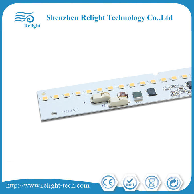 Możliwość przyciemniania liniowego modułu LED AC o mocy 100 Lm / W 280 * 30mm 230V / 120V do oświetlenia panelowego
